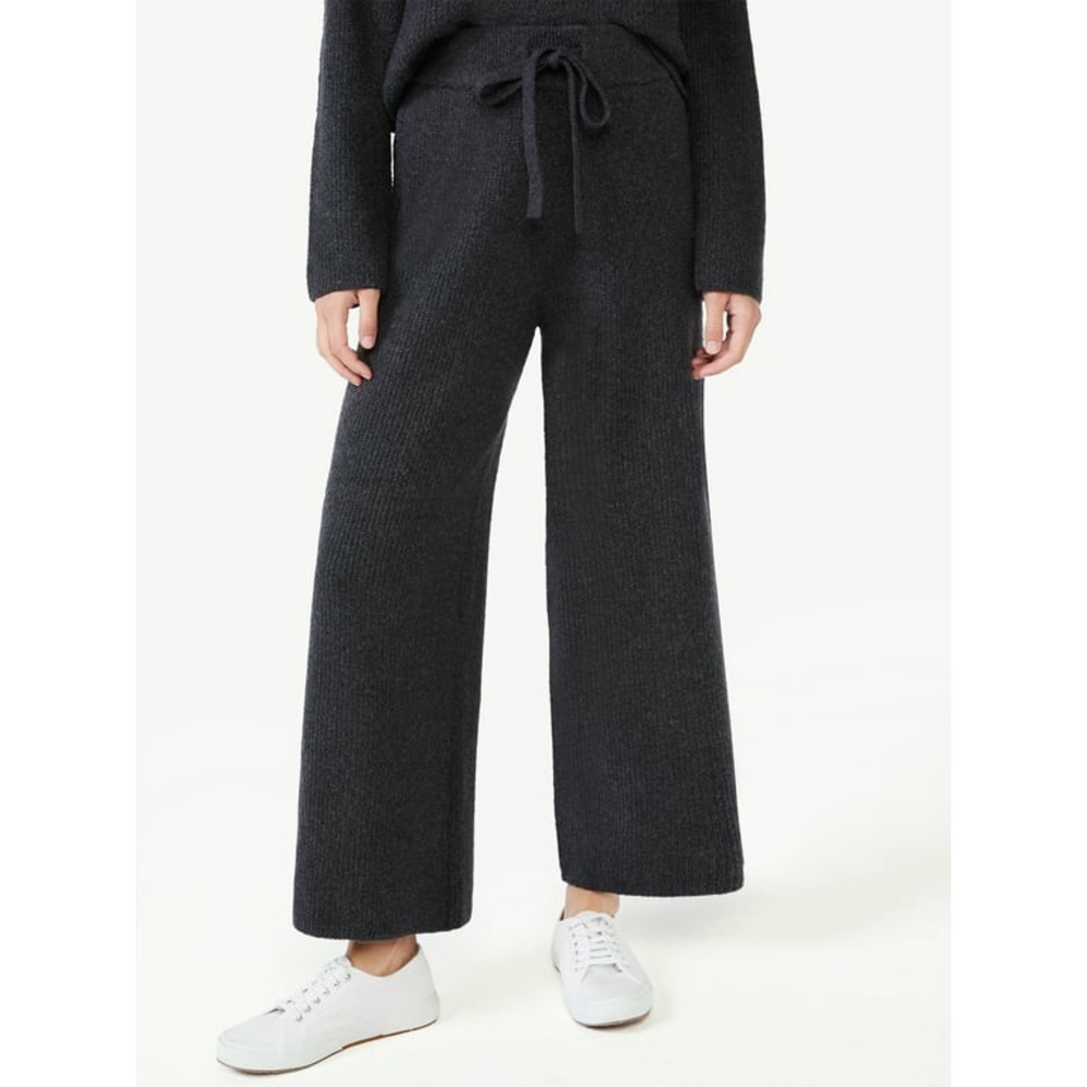Free Assembly Knit Wide Leg Sweater Pants - Size Small